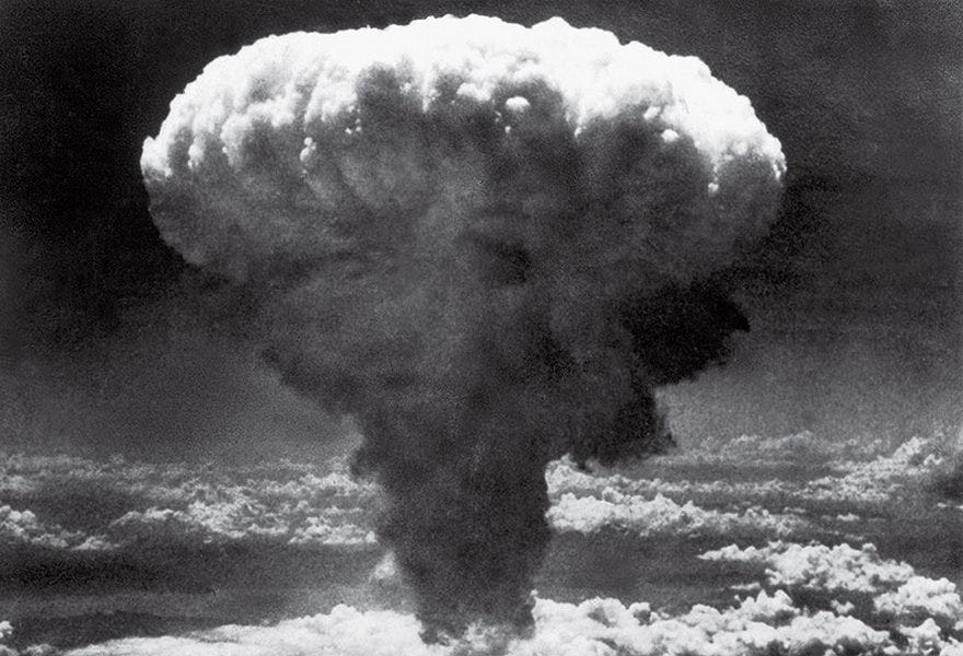 Mushroom Cloud Over Nagasaki 